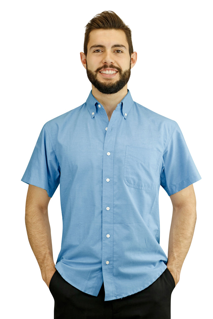 camisa de servicio azul